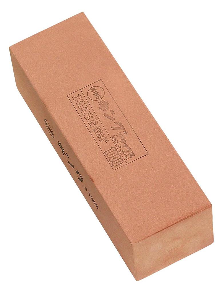 GV21693 King Deluxe Medium Finishing Whetstone, Large, Dual-Handle (#1000)