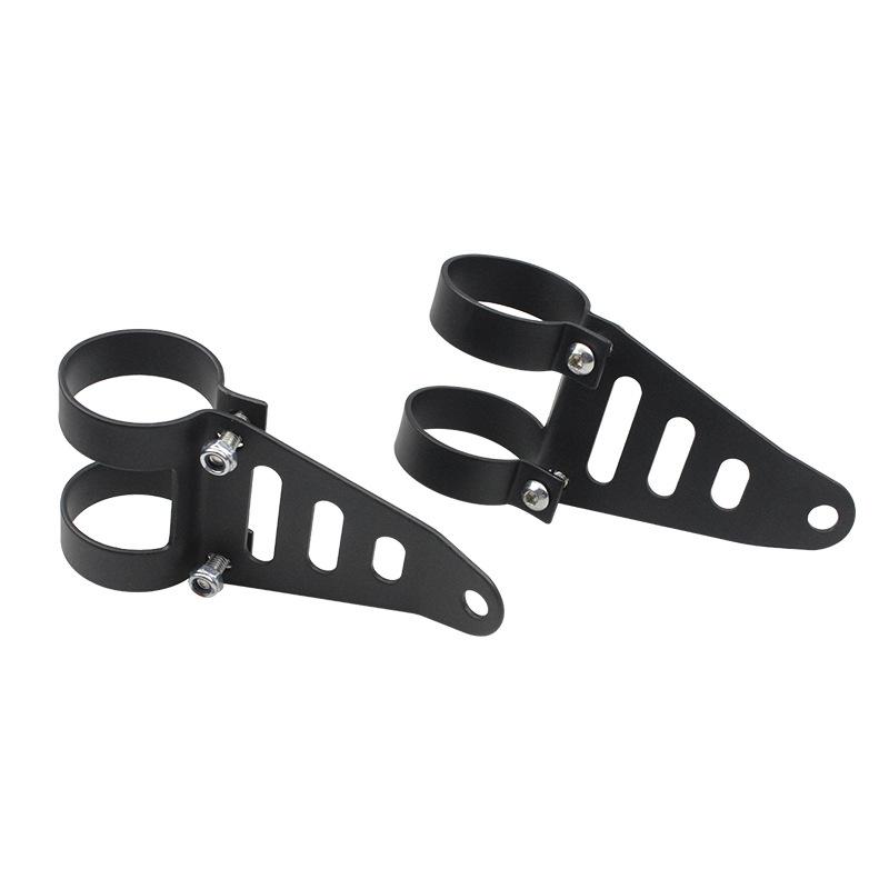 Аксессуары для мотоциклов Универсальный кронштейн для фары, модифицированный кронштейн для фары 41/43 мм Металлический кронштейн