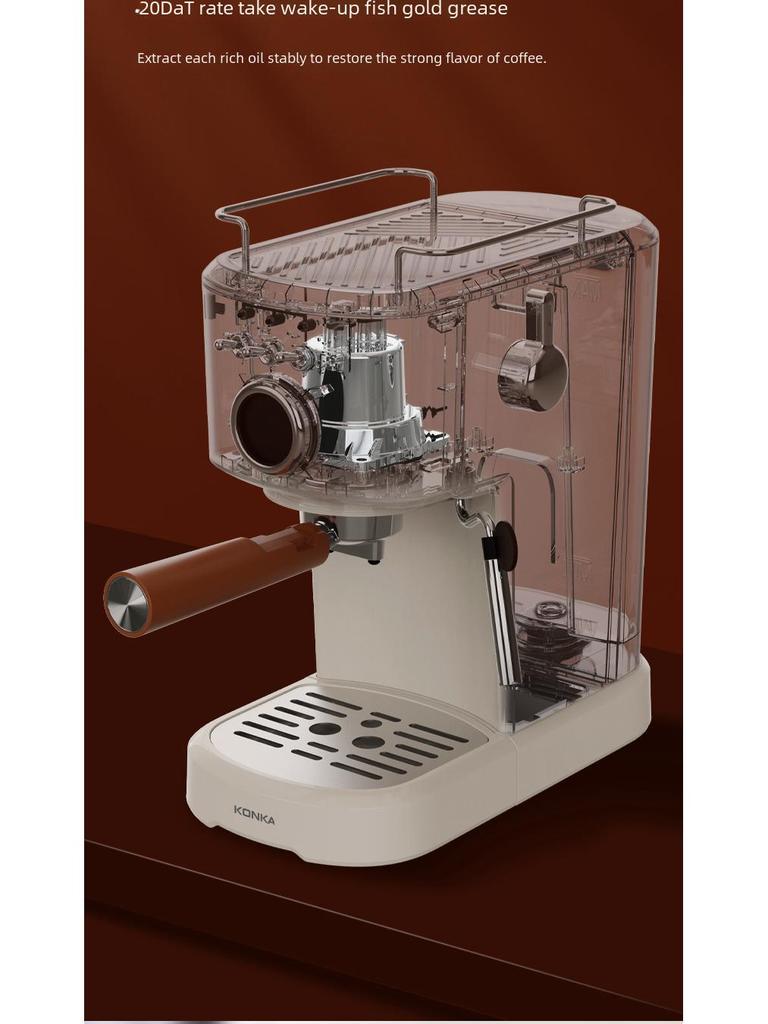 Капсульная машина Konka для эспрессо: Итальянская полуавтоматическая бытовая кофеварка