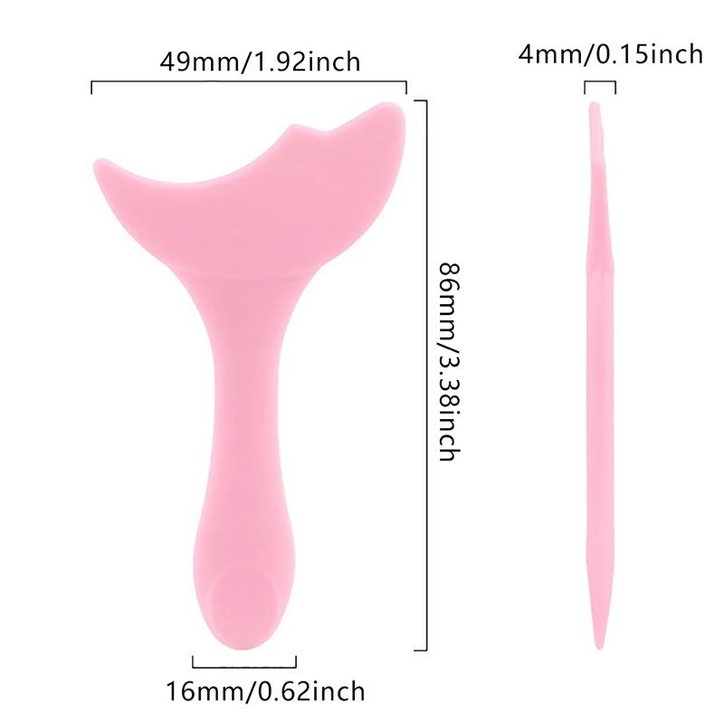 Силиконовые трафареты для подводки глаз, подушечка для теней, женский макияж, аппликатор для теней, барьер для туши, простые инструменты для макияжа глаз