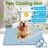 Pet Summer Cooling Mat Ice Silk Pad Dog Cat Sofa Bed Floor Mat Cool Sleep Cushion for Hot Weather