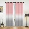 Французские шторы на окна розовые серые градиентные поп-шторы для гостиной, столовой, детской спальни, современные роскошные шторы для домашнего декора
