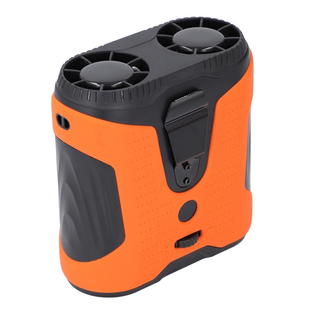 Поясной вентилятор, время работы 16 часов, аккумулятор 10000 мАч, ЖК-дисплей, носимый персональный вентилятор с зажимом, фонариком и