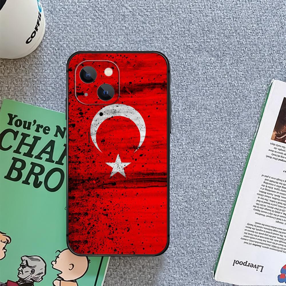 Чехол для телефона с турецким флагом Турции, чехол для Iphone Xiaomi Mi Samsung Galaxy Redmi Note AS 11 12 13 14 15 22 23 24 5G Pro Plus Max Fe Ultra
