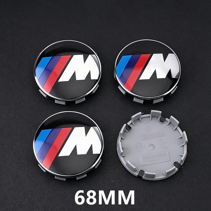 DECW8 4Pcs For Bmw 50th Anniversary E36 F20 E46 E39 E38 E90 E60 E87 E34 E53 X3 X5 X6 M2 Floating 68mm 56MM Car Wheel Hub Center Cap