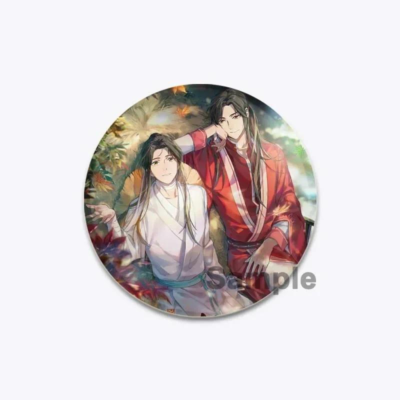 32/44/58MM Chinese Anime Tian Guan Ci Fu Brooche On Backpack Cartoon Badge Xie Lian Hua Cheng Enamel Pin Jewelry Accessorie Gift