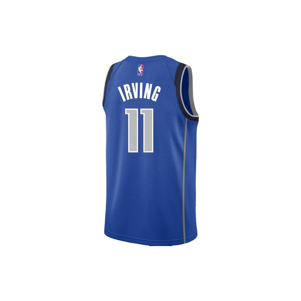 Nike Мужская дышащая баскетбольная майка Dallas Mavericks с принтом букв и цифр Синяя DN2133-480