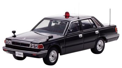 Масштабная модель Nissan Cedric 1984 года Департамент безопасности Штаб-квартиры полиции Отдел защиты VIP Готовая H7438402 RAI'S 1/43 (YPY30) Транспортное средство, Модель,