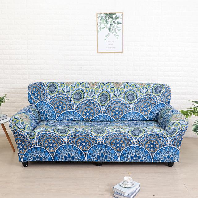 Чехол для дивана с геометрическим красочным принтом, эластичные чехлы, антигрязный чехол для дивана, чехол для дивана, чехол для мебели, полотенце, вся упаковка