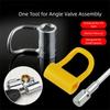 Angle Valve Bathroom Wrench Small Spaces Disassemble Faucet Angle Stop Valve Wrench  Spigots
