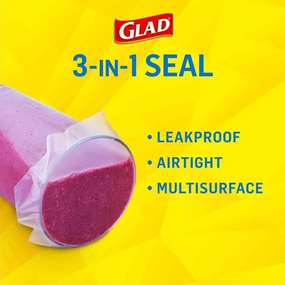 Glad Wraps 43.4m Press And Seal Multi Use Food Storage Wraps Set Of 3 140 3 Wraps