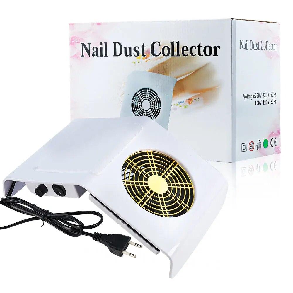40 Вт пылесос для ногтей пылесос для маникюра вентилятор для ногтей с 2 мешками для сбора пыли салонные инструменты