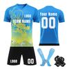 Personalised Shirts Kit Mens Girls With Name Number Custom Football Jerseys For Boys Training Suit