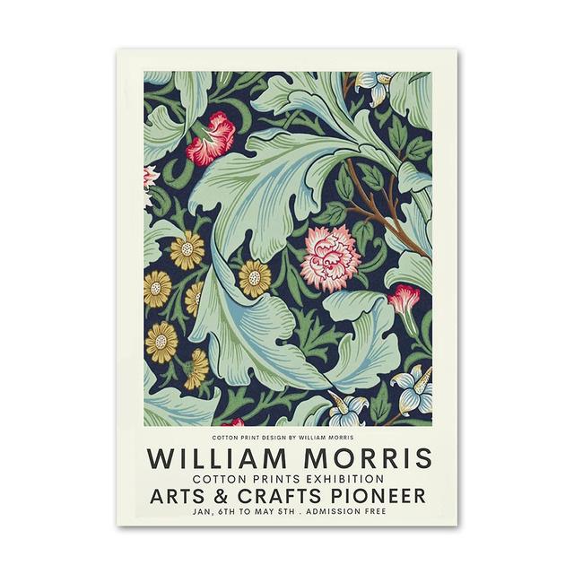 William Morris Nature Plant Flower Garden Wall Art Canvas Painting Nordic Posters And Prints Wall Pictures For Living Room Decor