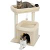 PAWZ Road Cat Tower for Large Hemp Claw Wide Multiple Senior Cat Easy To Relieve Lack of Ragdoll Height 65cm Cats, Low, Stationary, String, Grinding,