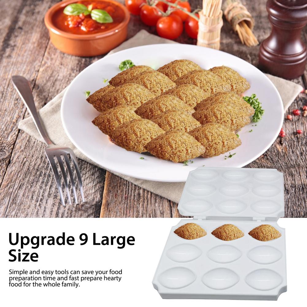 NEW 9 Holes 2026 Manual Meatball Maker Meatloaf Mold Press Minced Meat Processor Cake Desserts Pie Decor Kitchen Tools