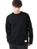 Beams Heart Men's Waffle Long Sleeve Tee, Black, Size M