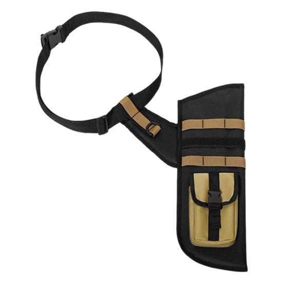 Колчан для стрел на бедро 4 тубы Поясной колчан для лука с регулируемым поясным ремнем для блочного лука, рекурсивного лука, стрельбы по мишеням