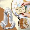 3Pcs/Set Cookie Cutter Reliable Non-stick Stainless Steel Creative Penis Shape Biscuit Mold for Kitchen