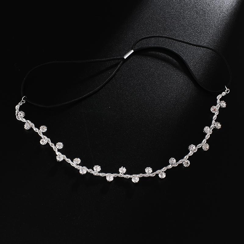 Ladies Hair Accessories Crystal Chain Charms Head Bands Women Jewelry Wedding Bridal Hair Jewelry