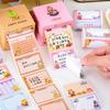 70Sheets Labubu Capybara Pull Out Roll Sticky Note Creative Simplicity Sticky Note Diy Decorative Message Post Sticky Note