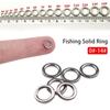 10-20pcs Snap Split Ring Fishing Solid Ring 4mm-12mm Lure Connector Durable Jigging Ring