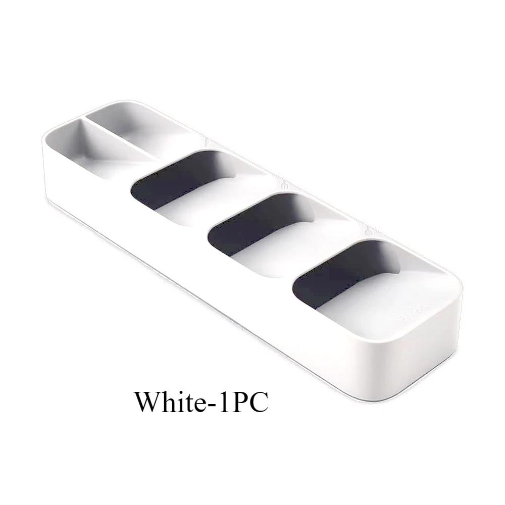 Household Kitchen Drawer Dust-proof Compartments Tableware Organization and Storage Boxes Multi-purpose Cutlery Storage Tray