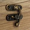 10PCS Mini Leather Bag Furniture Hasp With Screws Padlock Clasps Lock Decorative Latch