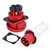 Industrial Plug Socket 5 Pin 3 Phase Power Connector IP67 Waterproof 380415V 63A 3P+N+E