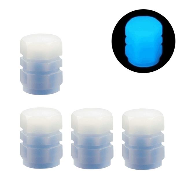 Универсальная светящаяся крышка клапана шины, ступица колеса автомобиля, светящаяся пылезащитная декоративная крышка насадки на обод шины для мотоцикла, велосипеда