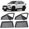 ZATOOTO Side Mesh Curtain with Magnetic Insect Zippered Sun Light UV Insect Privacy Easy Storage Bag Included with Toyota RAV4 50 LLWS02-RAV4