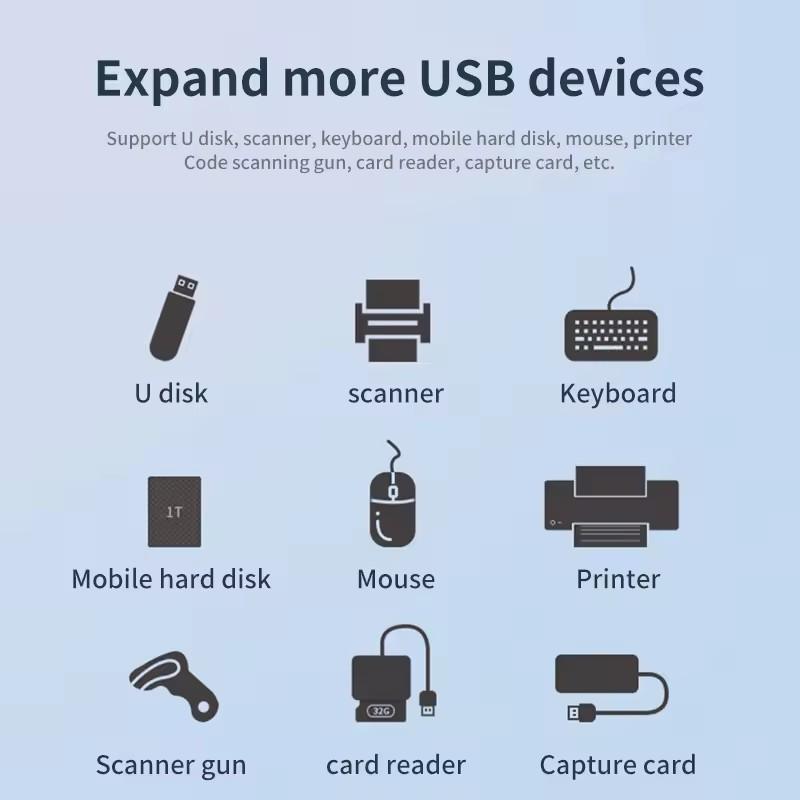 KVM-переключатель USB 3.0 USB-хаб 1x2/2x1 Переключатель USB3.0 Переключатель Общий контроллер Разветвитель для ноутбука Компьютера Принтера Клавиатуры Мыши