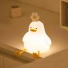 SUSWIM Night Light Duck Headlamp, Silicone, 3-Level Dimming, USB Charging, Soothing Bedside Lamp, Baby Smartphone Stand, Nursing Light, Everyday