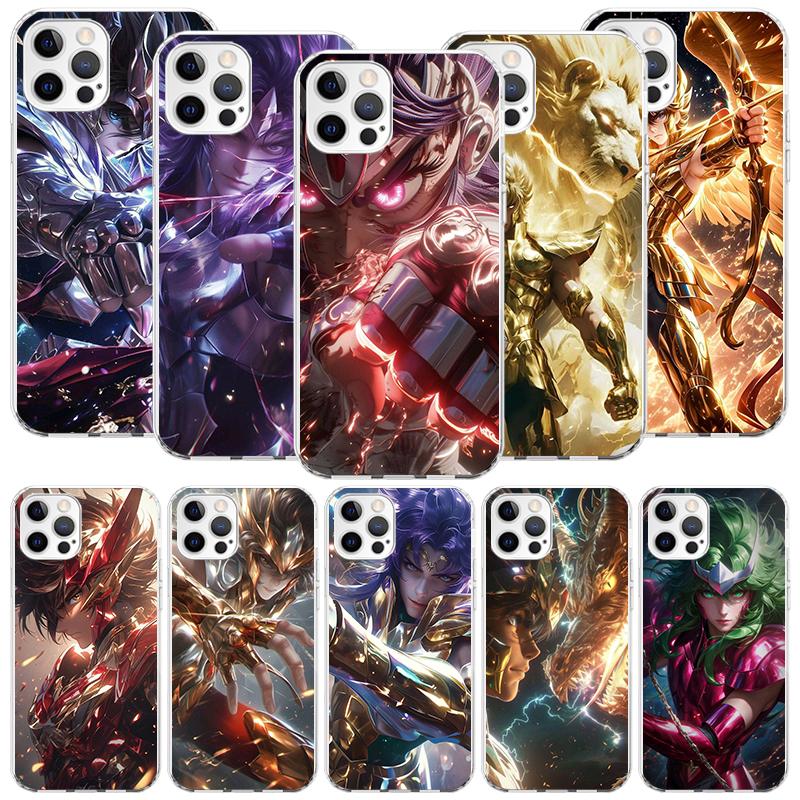 Saint Seiya Cool Phone Case For iPhone 17 Air 16 15 Plus 11 14 Pro Max 13 Mini 12 7 8 + SE Pattern Art Customized Cover 17 Air 1