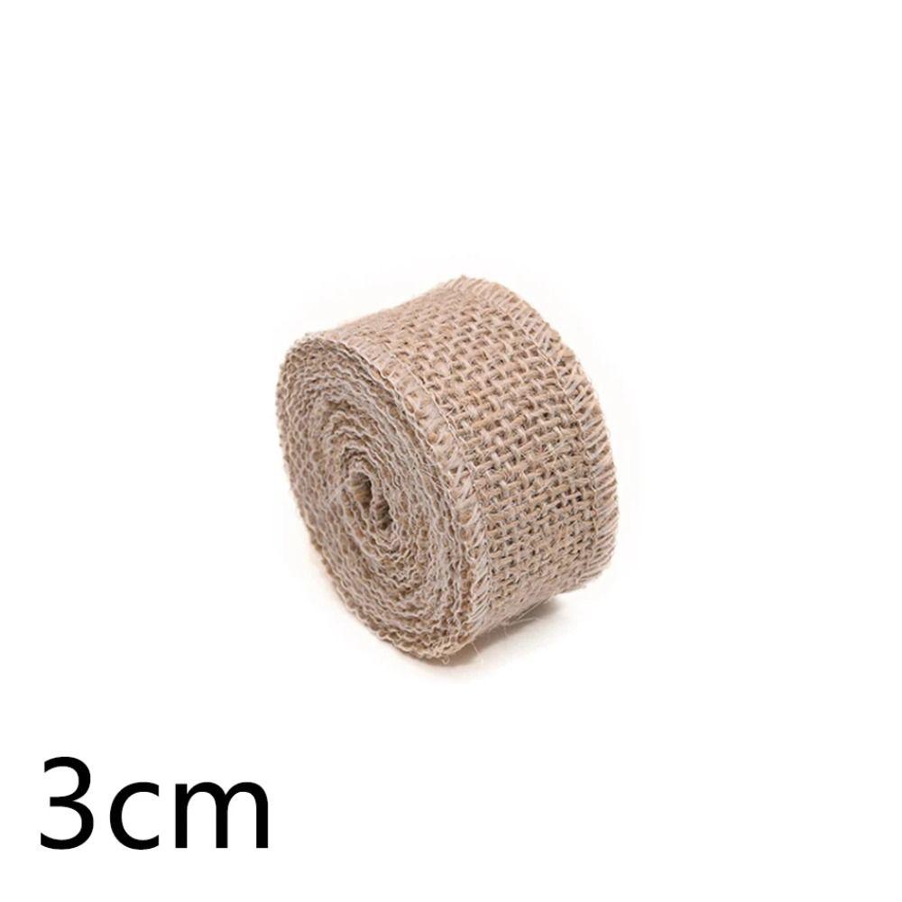 3mm 4mm 5mm 6mm 8mm 10mm 12mm Jute Ribbon DIY Wedding Hemp Ribbon Natural Jute Fabric Burlap