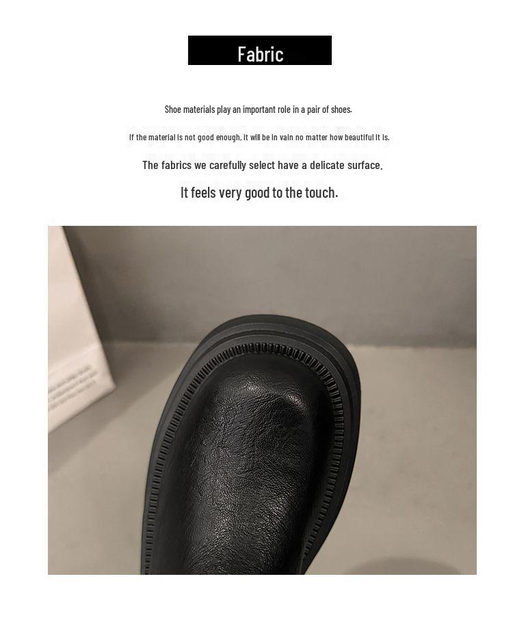 Vintage Brown British Chunky Heel Over-the-Knee Slimming Boots for Women - 2025 Autumn/Winter Collection