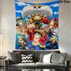 One Piece Wall Tapestry Aesthetic Wall Hanging Printed Fabric Blanket Decorative Tapestries for Bedroom Living Room Home Decor