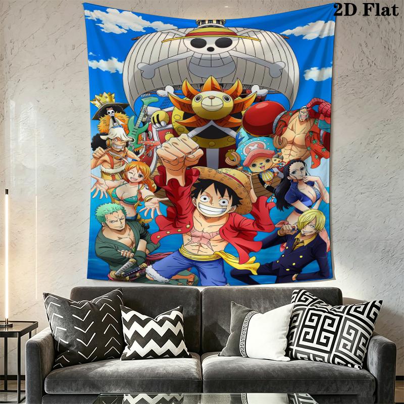One Piece Wall Tapestry Aesthetic Wall Hanging Printed Fabric Blanket Decorative Tapestries for Bedroom Living Room Home Decor