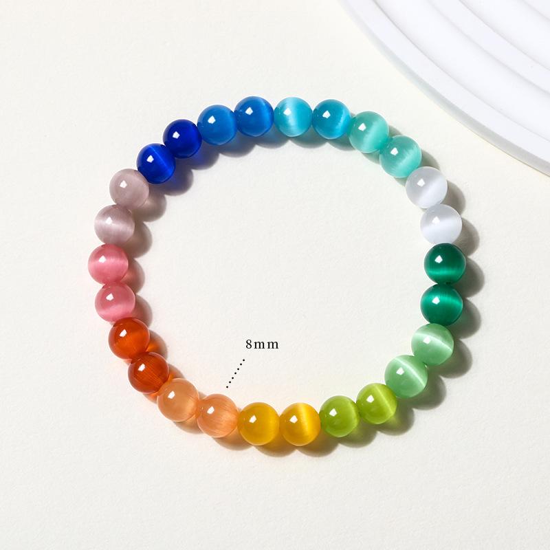 Amethyst & White Crystal Beaded Bracelet for Girls - Sweet Summer Fairy Jewelry