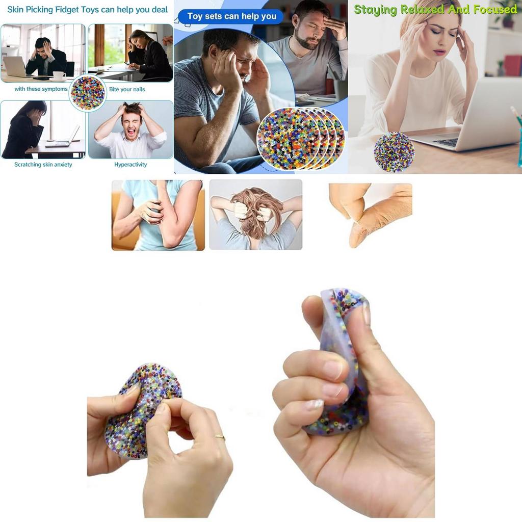 Soft And Durable Skin Picking Fidget Toys For Anxiety Relief And Sensory Play Ideal For All Ages