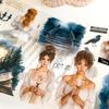 Ма. Журналинг Темный стиль Ночь Хэллоуина васи маскирующая ПЭТ лента Европейские и американские девушки,