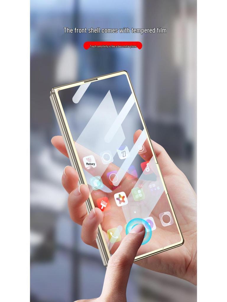 Складывающийся чехол Samsung Z Fold7 Мрамор: Стильная и модная стеклянная крышка для женщин