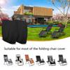 1 шт./2 шт. Подушки для стульев Защита мебели Черные Пляжные стулья Прочный материал с эластичными креплениями Для улицы