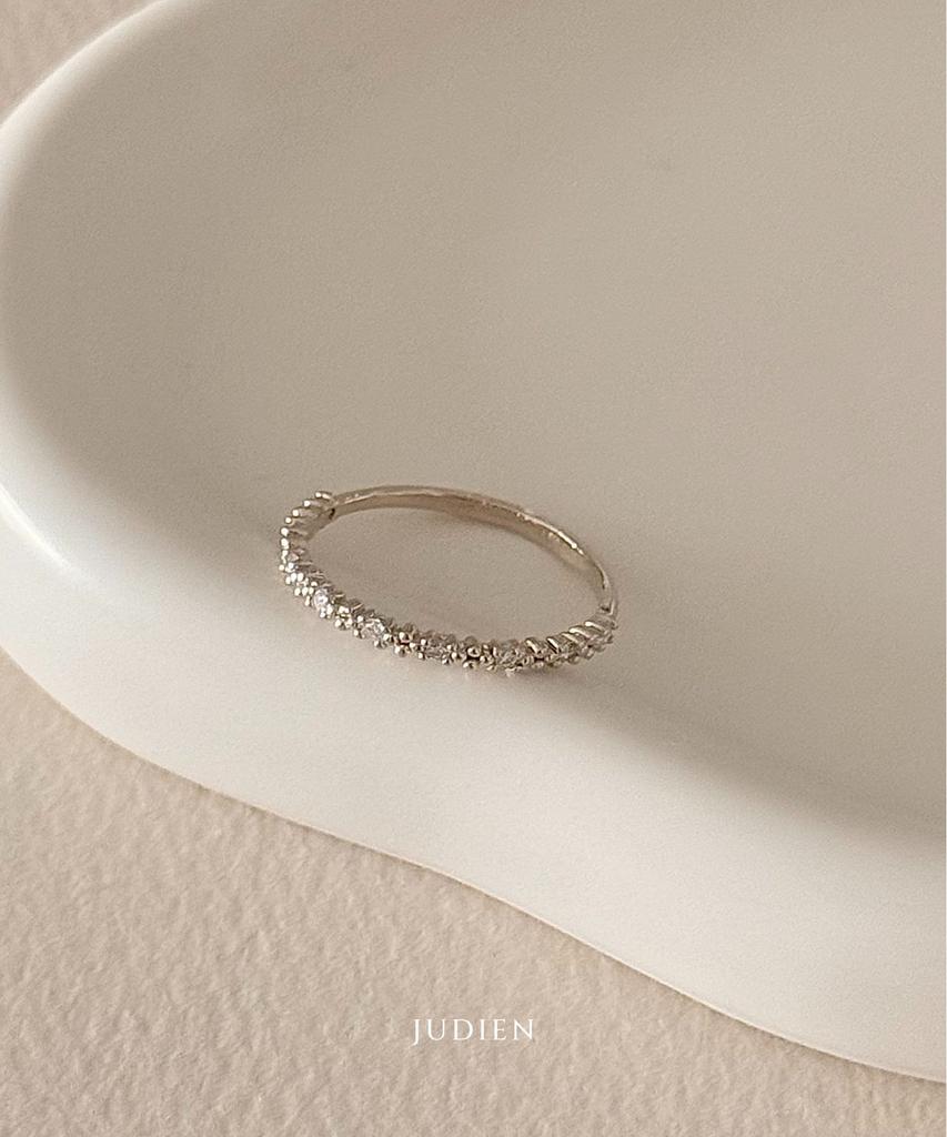 Judien 14K 18K Lab-Worn Diamond Sparkle Layered Ring