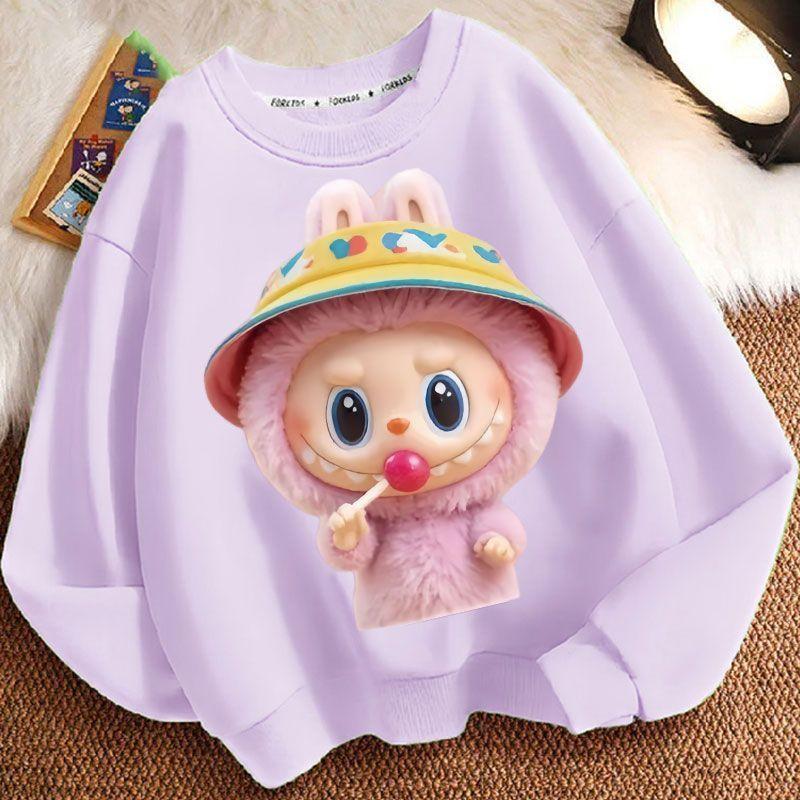 Детские модные и милые толстовки, повседневные толстовки с длинным рукавом для мальчиков и девочек на весну и осень