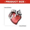 Lovely Animal Heart Enamel Brooch Cartoon Corsage Pin Fashion Decoration for Puss Lovers Gift Alloy Jewelry