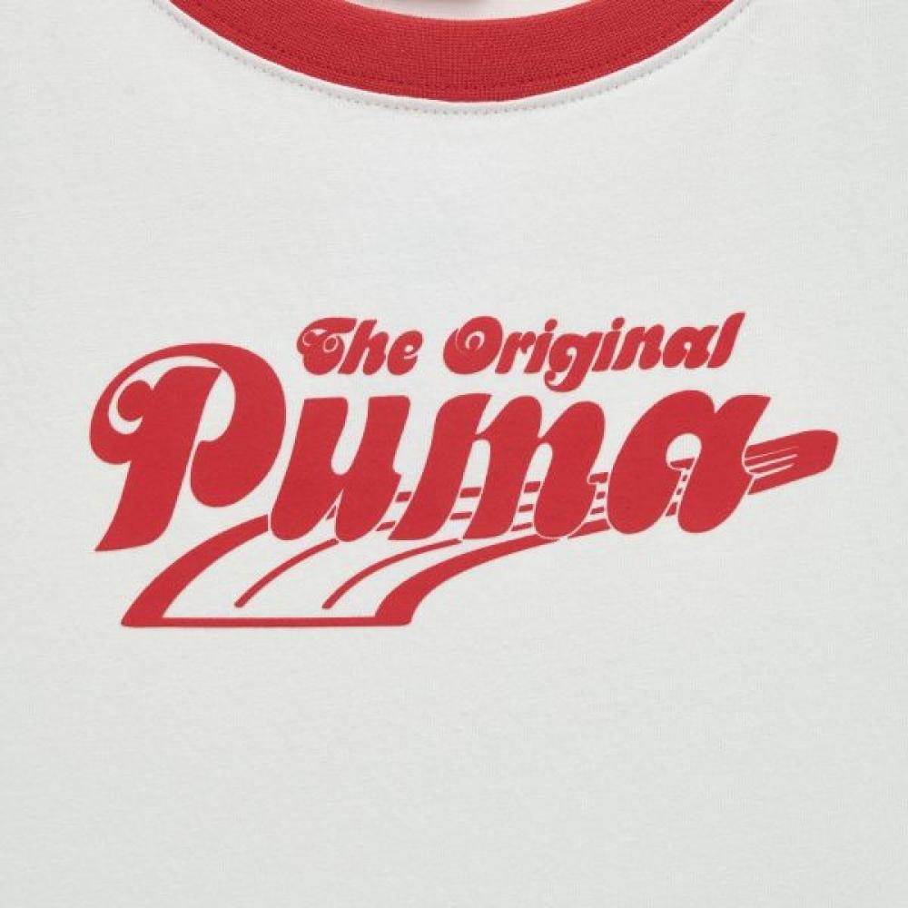 Puma Официальная женская оригинальная трикотажная футболка