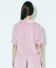 AGENT PEEK Agp Terry Polo Half Shirt (W) Pink