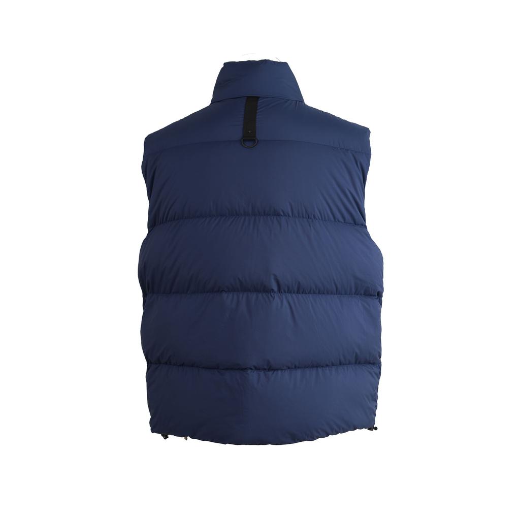 Мужские пуховые жилеты Moose Knuckles Темно-синий Стойка умеренная M34MV4701455HK30