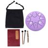 6in 8 Tones Tongue Drum with Mallets Music Book Musical Percussion Instruments for Meditation